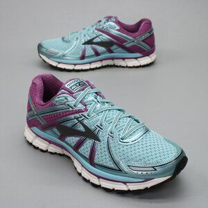 Brooks Ladies 10 B Adrenaline GTS 17 Purple Running Shoes Sneakers - 1202311B489